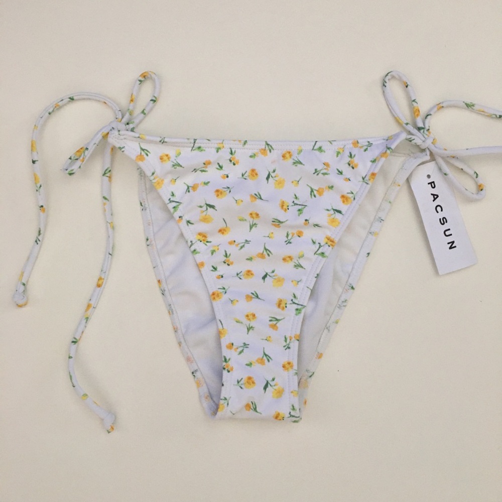 Vintage Floral Bikini Bottom Sz S / XS
